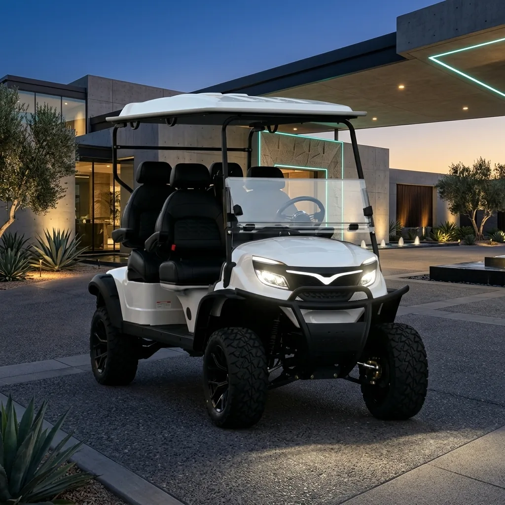 Bee Motors white 4-Seater electric cart