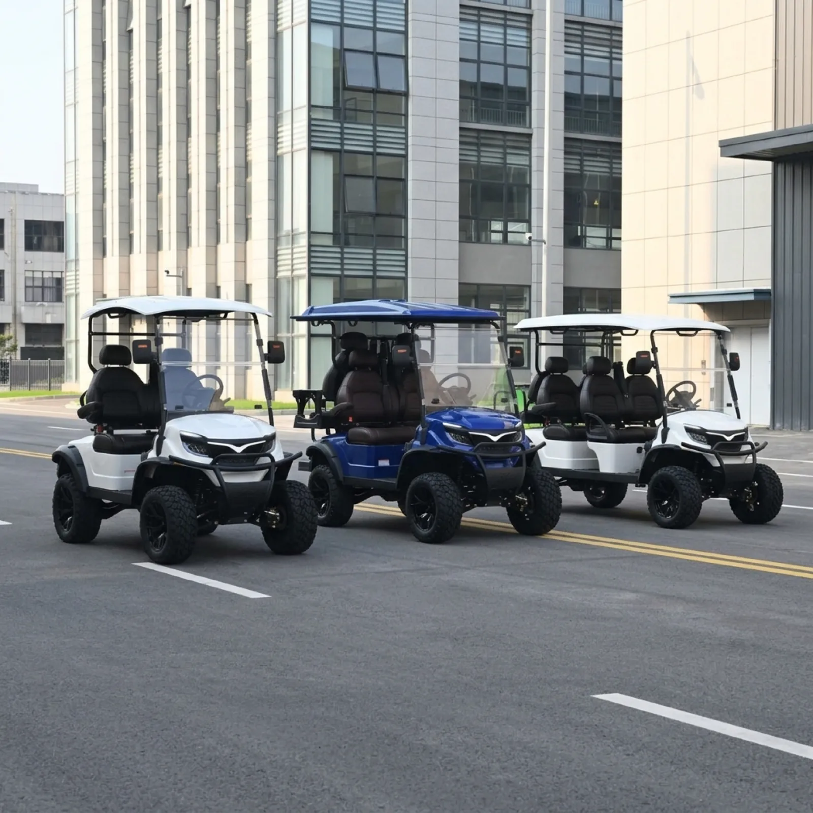 Bee Motors USA lithium-powered electric golf cart lineup