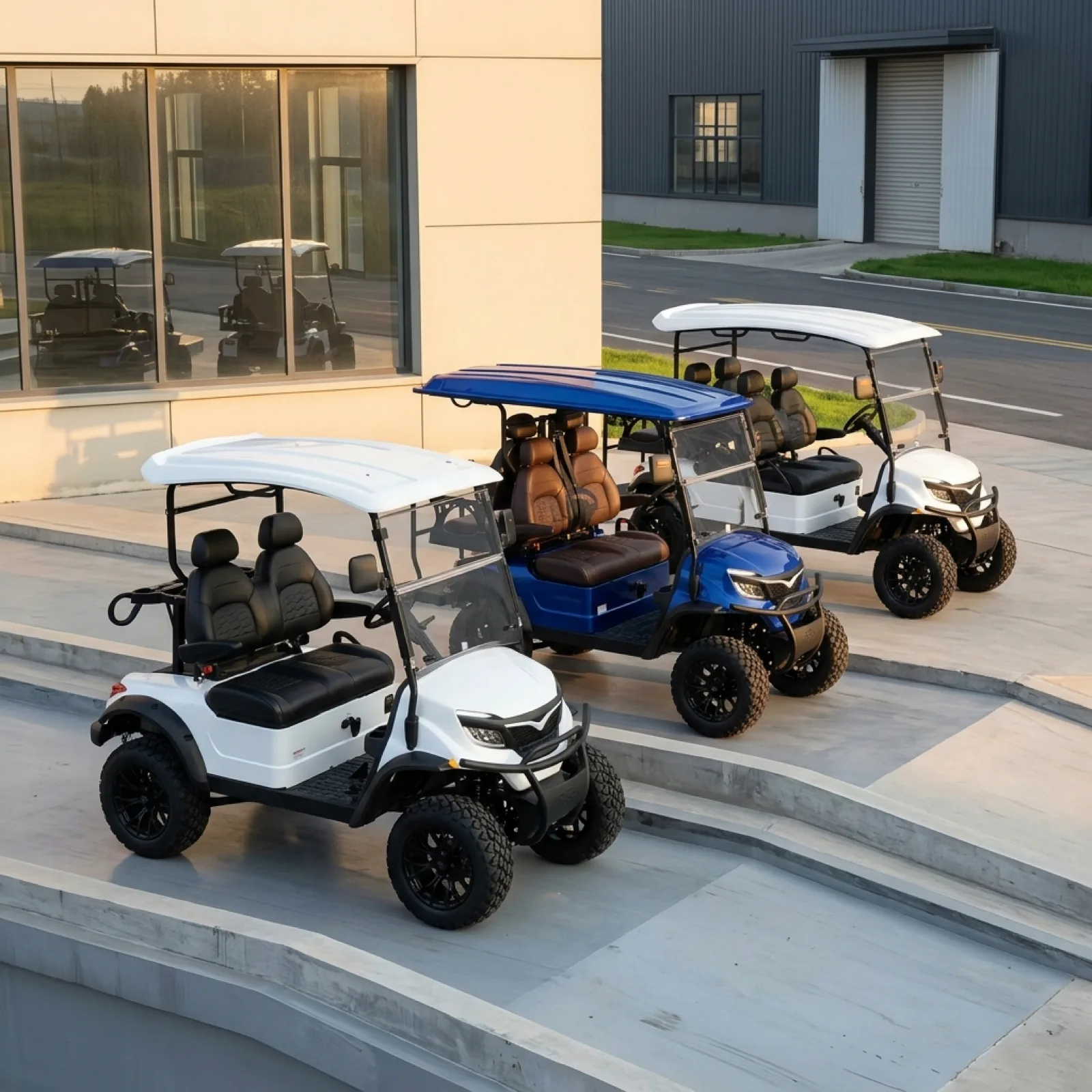 Bee Motors USA three-model premium electric golf cart lineup